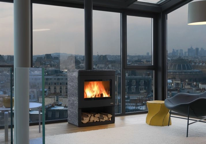 Nicole con vano aperto - peć na drva